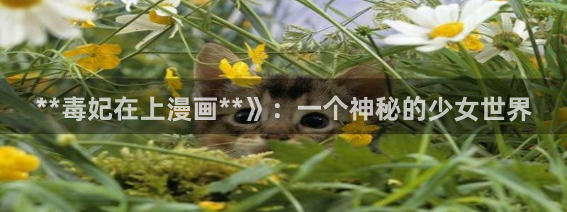 香蕉漫画无遮挡：**毒妃在上漫画**》：一个神秘的少女世界